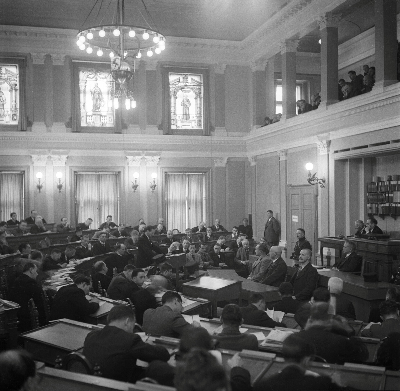Voller Gerichtsaal: Das  Interesse am Prozessein Chur gegen David Frankfurter ist riesig. 